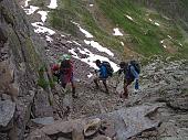 Bellissima impegnativa salita dalle Baite di Mezzeno al Monte Pradella (2626 m.) nella bella ventosa giornata del 24 luglio 2010 - FOTOGALLERY